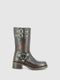 Botas Biker em Castanho